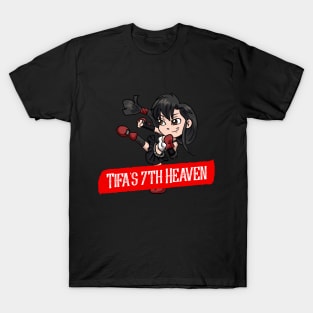 7th Heaven Chibi Final Fantasy 7 Tifa Lockhart T-Shirt